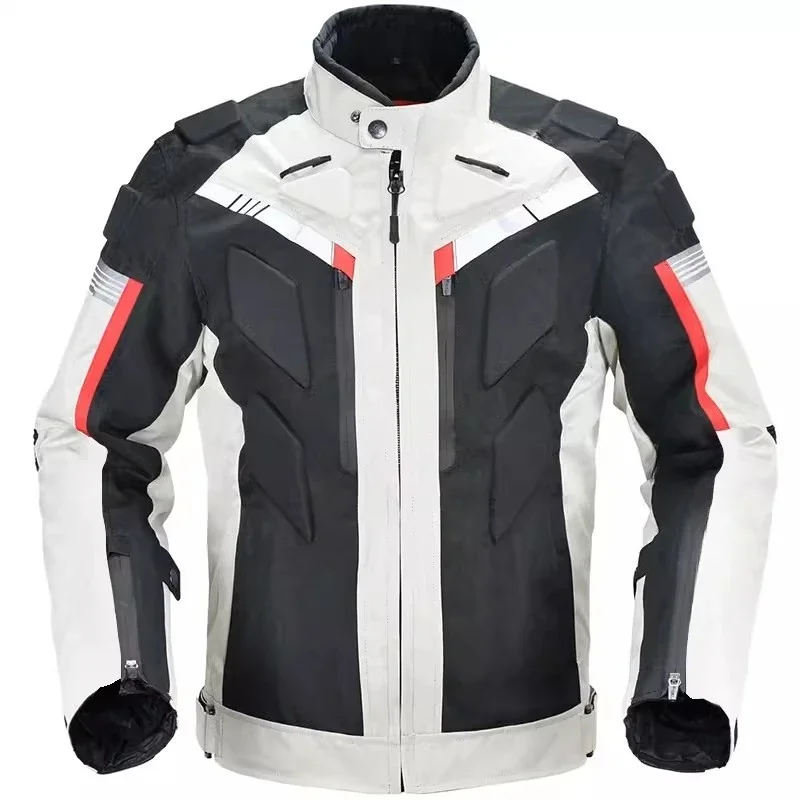Motorcycle cycling suit men's four-season wind locomotive racing suit winter warm falling water rally suit women