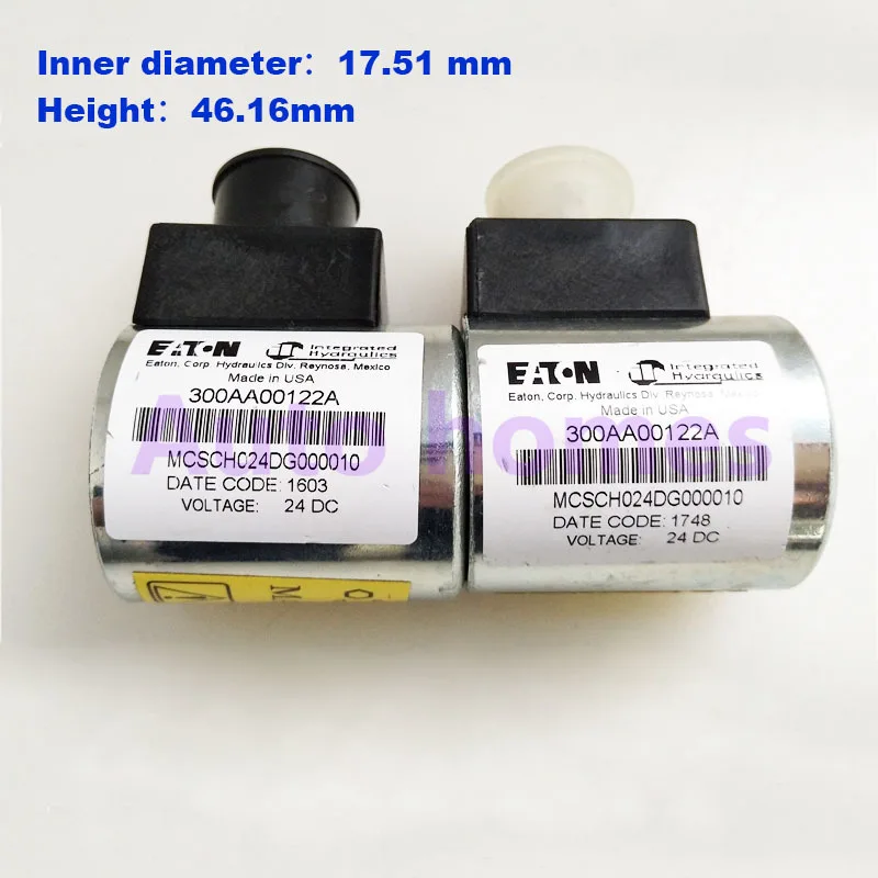 valve coil 300AA00122A DC 24V Inner diameter 17.51 mm
