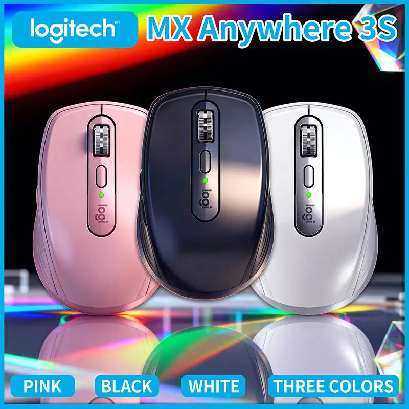 

Original Logitech MX Anywhere 3S Mouse, Quiet Click Technology, Precision Scroll, Graphite Black Color