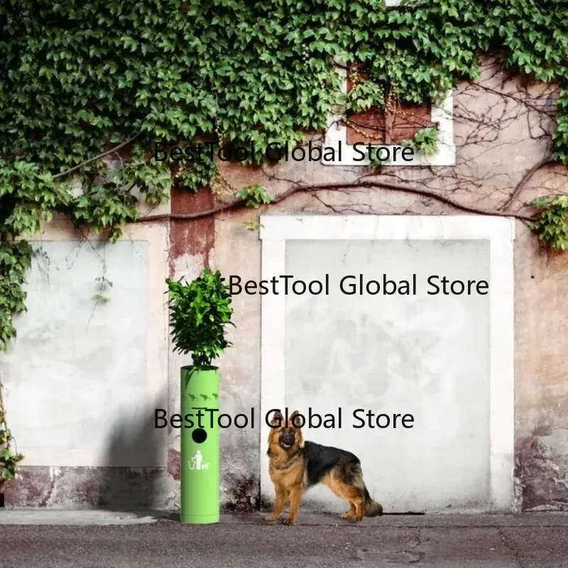 Factory Pet Trash Can Factory Dog Vertical Waste Bin Outdoor Waste Disposal Station