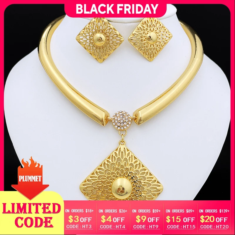 

Ожерелье, квадратная форма, кулон золотого цвета, ювелирные изделия Дубая, подарок невесте для свадебной вечеринки