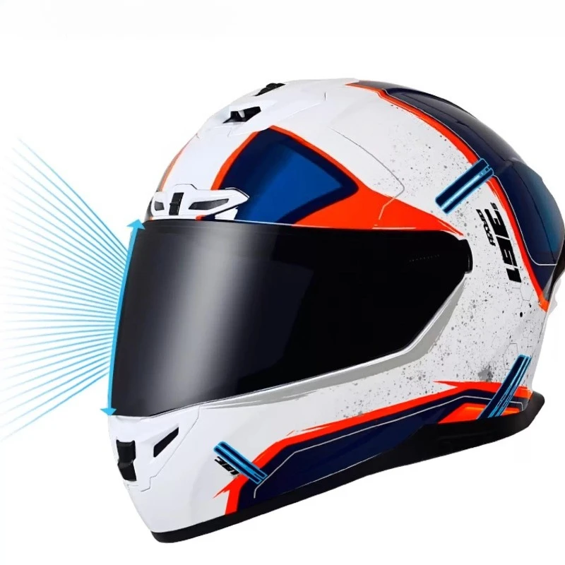 

Motorcycle helmets, men's and women's full-cover locomotive safety helmets, four-season models