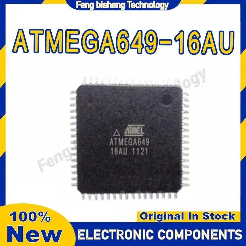 5PCS ATMEGA649-16AU ATMEGA649-16 ATMEGA649 ATMEGA IC MCU Chip TQFP-64 100% Nieuwe Originele op voorraad