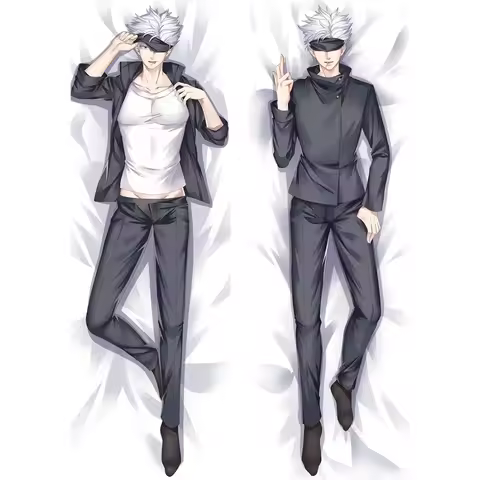 180cm Gojo Satoru Jujutsu Kaisen Dakimakura Anime Cosplay Hugging Body Cool Pillow Case Custom Double Side Print Pillow Case