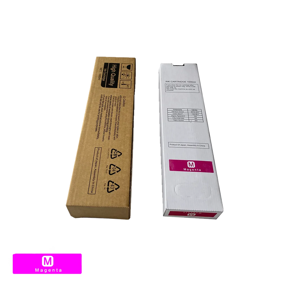 Ink Cartridge For Riso Comcolor GL9730/7430 Inkjet Printer 1000ML BK C M Y