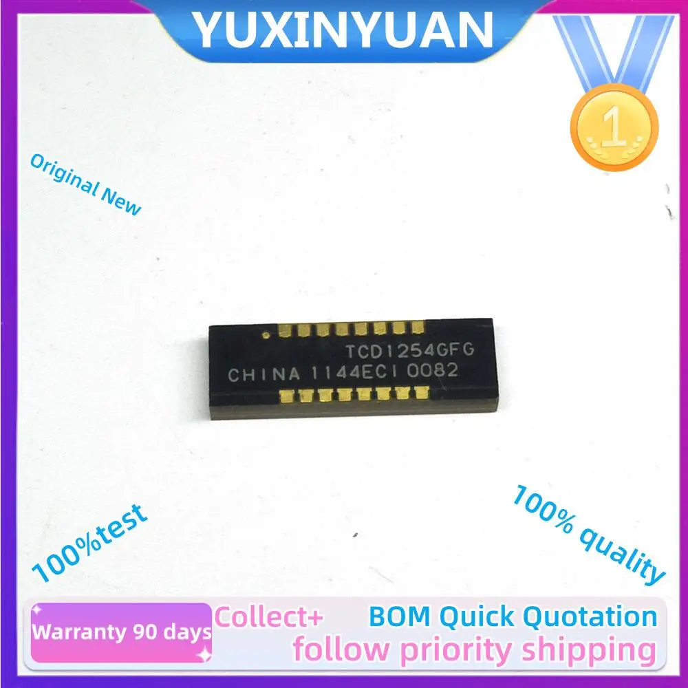 5PCS/LOT  TCD1254GFG TCD1254 TCD1253GFG TCD1253 GLCC16 IN STOCK 100%TEst