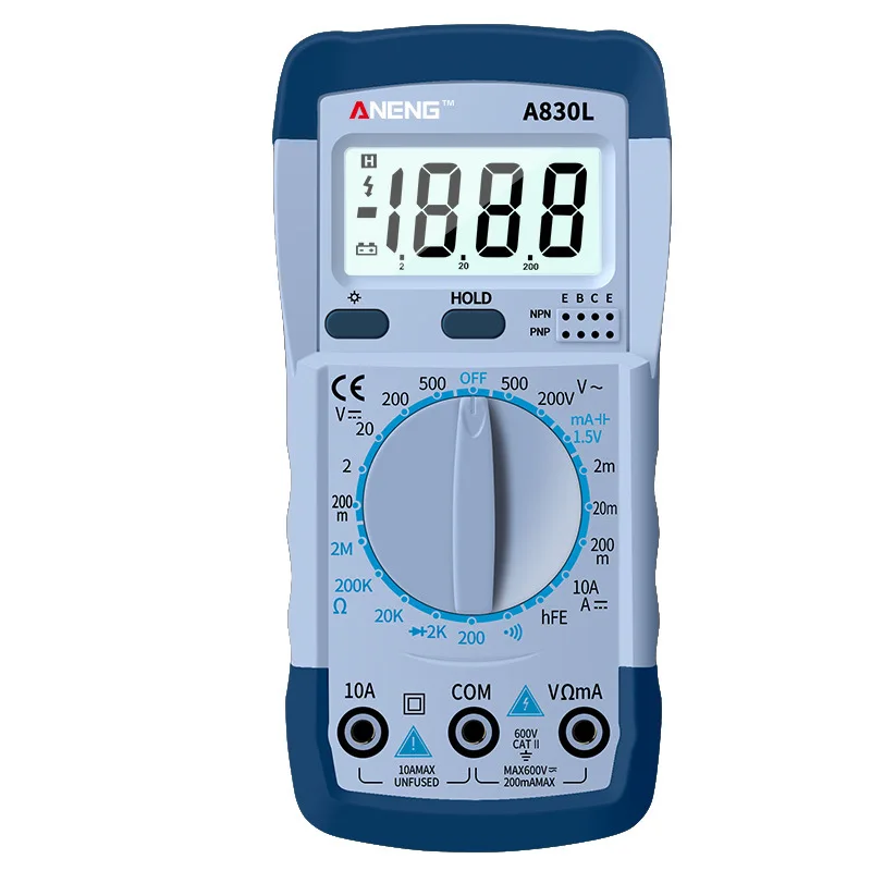 

Digital multimeter intelligent digital display universal meter high precision automatic voltmeter electrician instrumentation