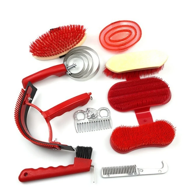 Equestrian Supplies Accessory Horse Grooming Kit Cleaning Custom Logo Horse Tool Set