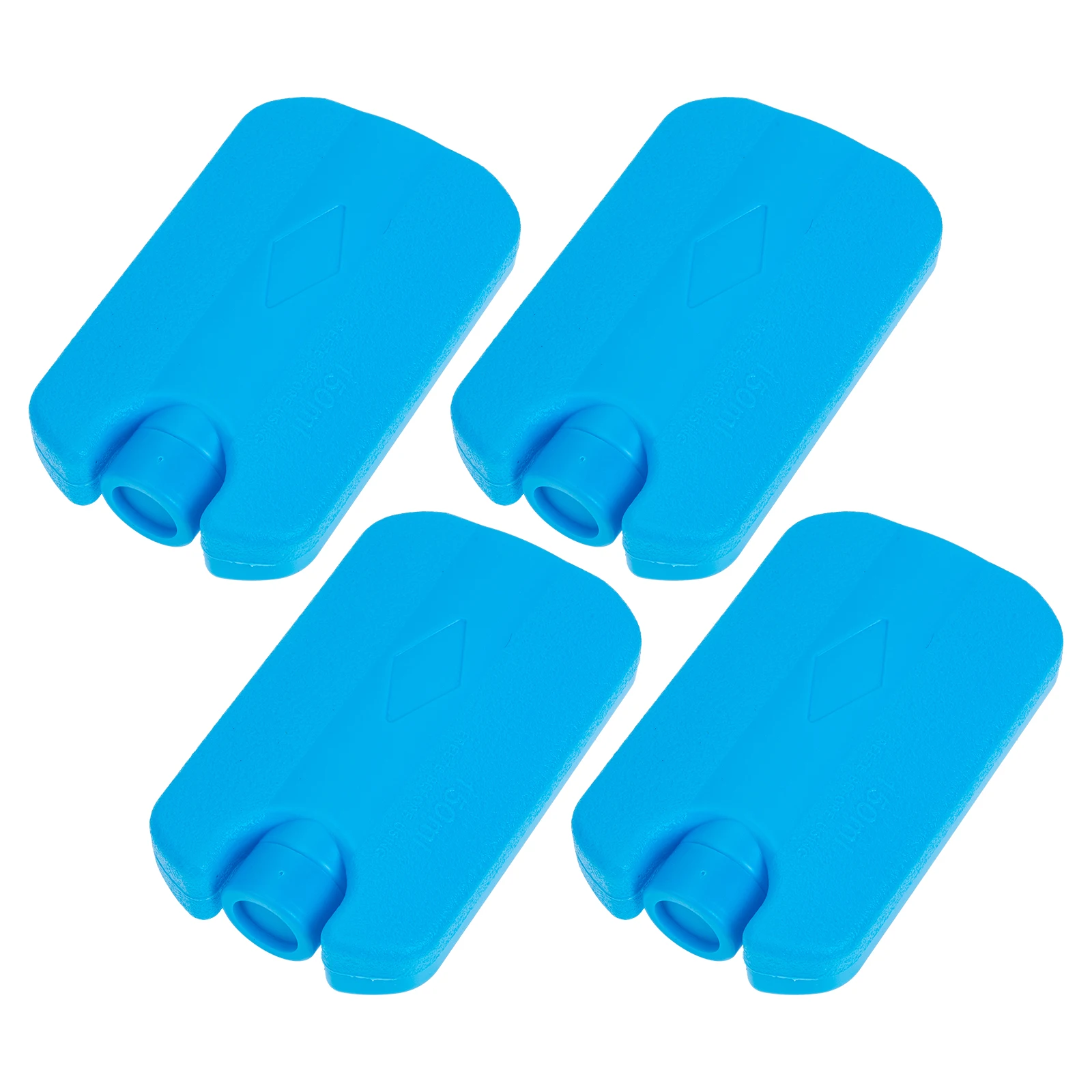 

4 Pcs Boxes Reusable PE Wear Resistant Shock Proof Portable Freezer Case For Outdoor Camping Lunch Box Fresh Fruit