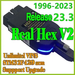 2024 Popular Upgrade Newest Release VAG COM 23.11 Really HEX-V2 FOR VW AUDI Skoda Seat Unlimited VINs Offical Software Vcds