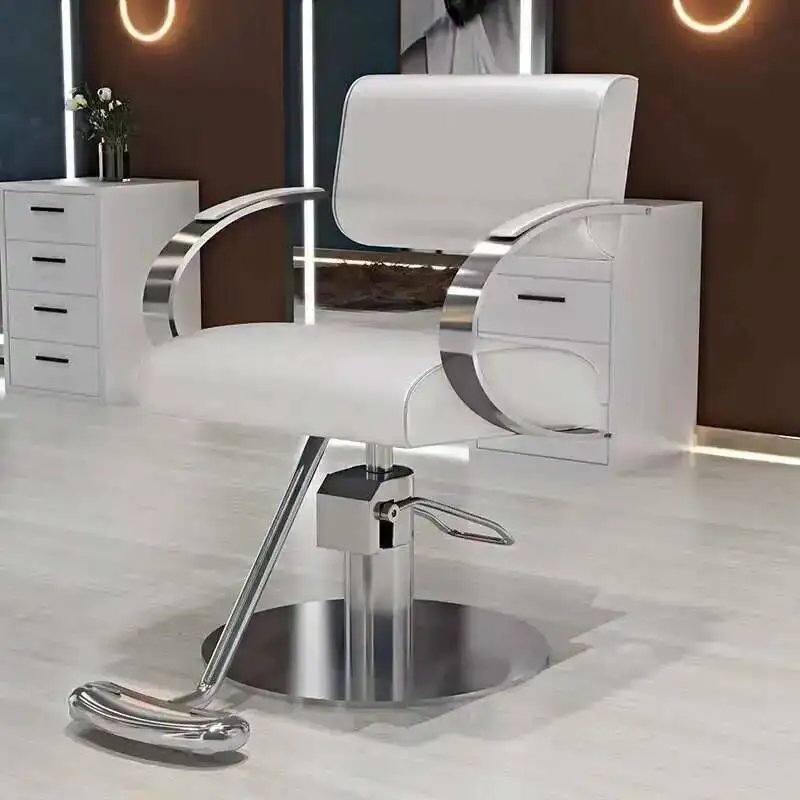 

Minimally Adjustable Chair Hair Salon Stool Hair Cutting Salon Exclusive Hot Dyeing Chair Barberia Armchairs Hairdresser Mocho