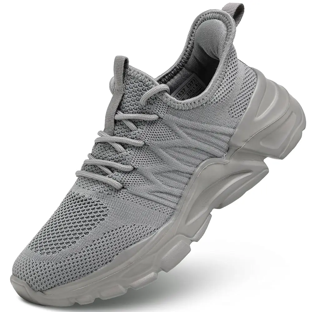 

Womens Ladies Walking Tennis Shoes Slip on Lightweight Casual Running Sneakers Soft Sole Comfortable Trainers