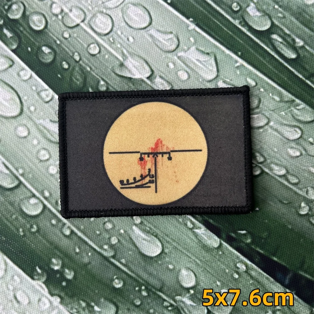 Rosyjski PSO-1 Dragonov Sniper Scope Crosshairs Morale Badge Patches Plecak taktyczny Naklejki z nadrukiem na rzep