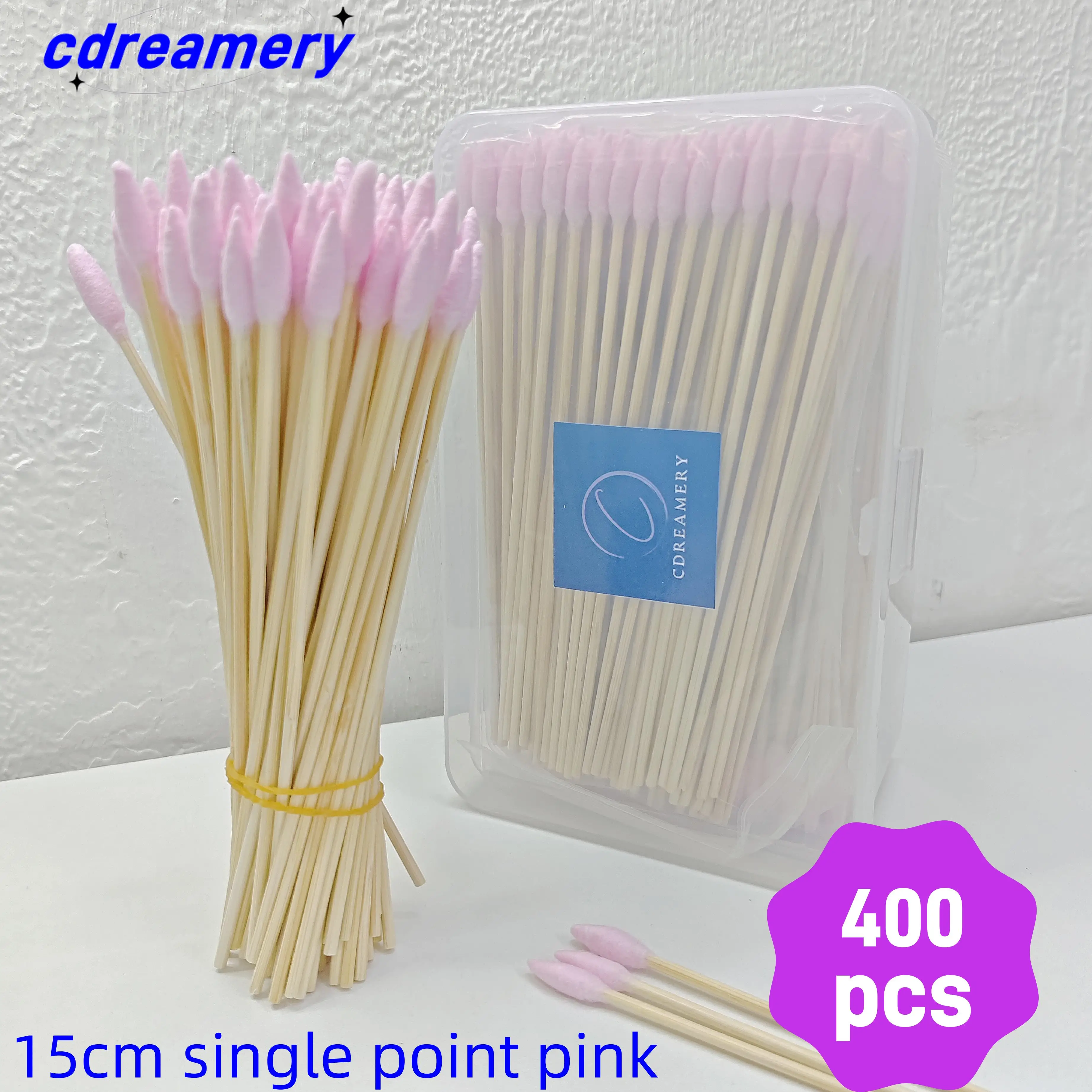 400 Count, Gun Cleaning Swabs-6 Inch-Long Cotton Swab, Long Q Tips, Swabs for Machinery, Tattoo, Pet Care, Makeup S Storage Box