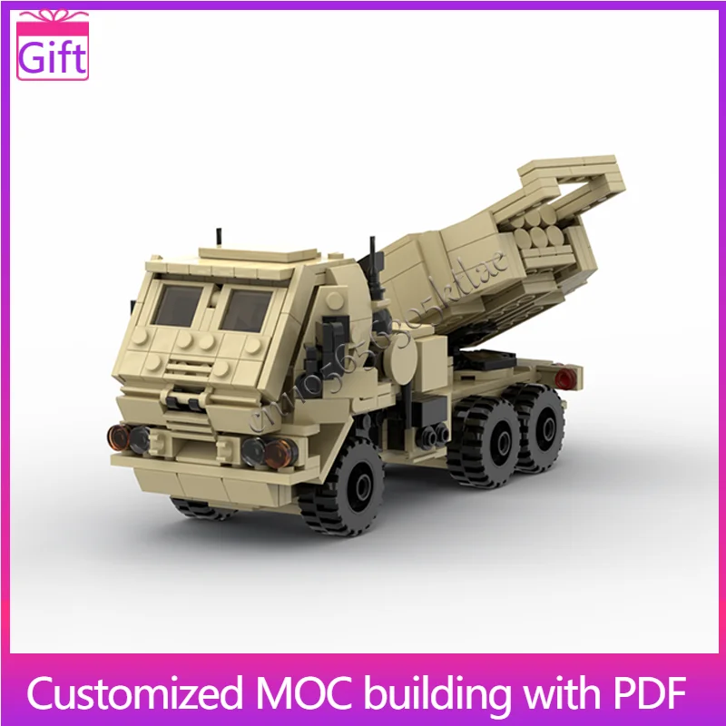 

543 PCS Rocket Launcher Truck Model Modular Customized Building Blocks Set Display Assembly Toys For Kids Adults Birthday Gifts