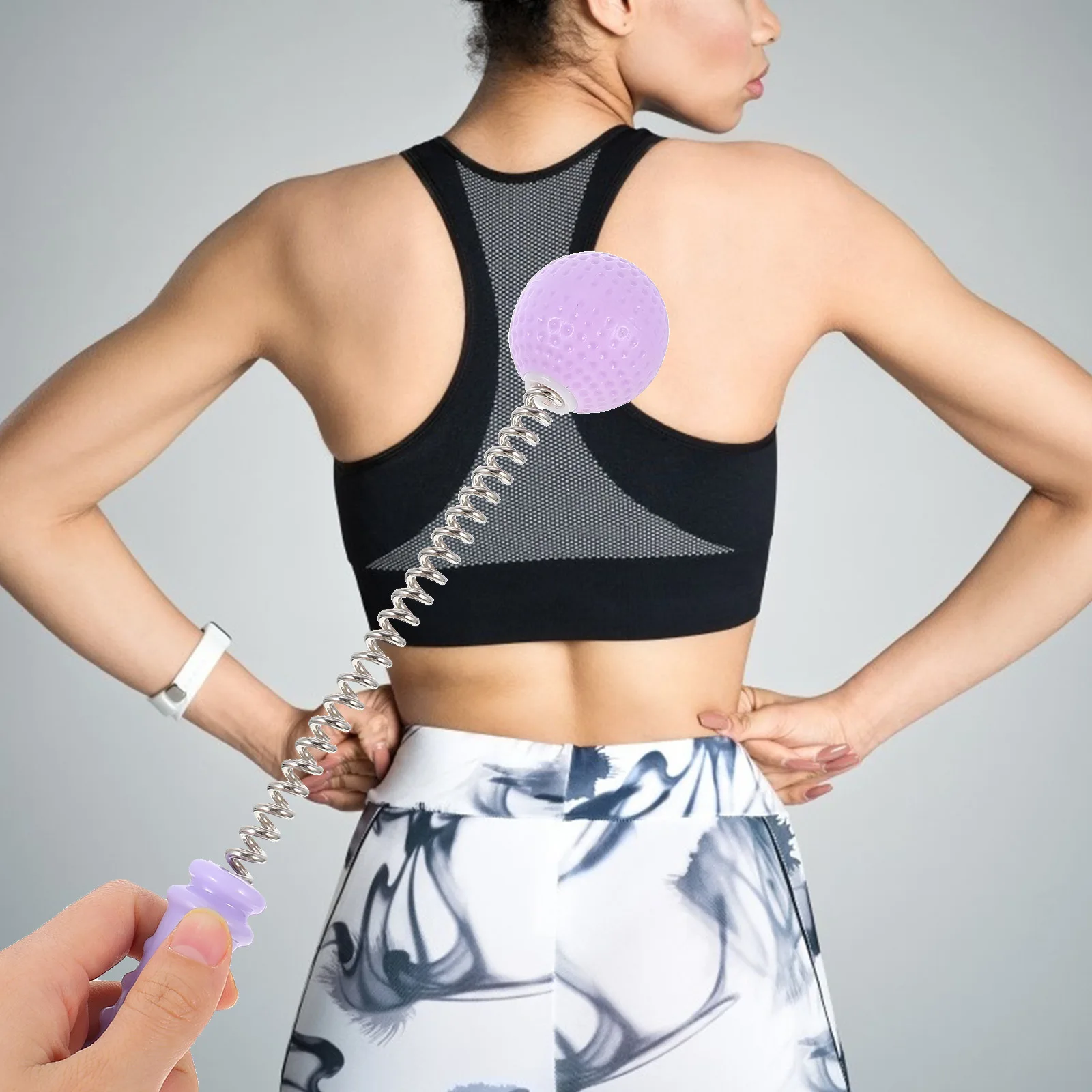 

2pcs Massage Hammers Smooth Texture For Arm Thigh Back Pain Relief Portable Massager Spring Design Practical Knocking Hammer