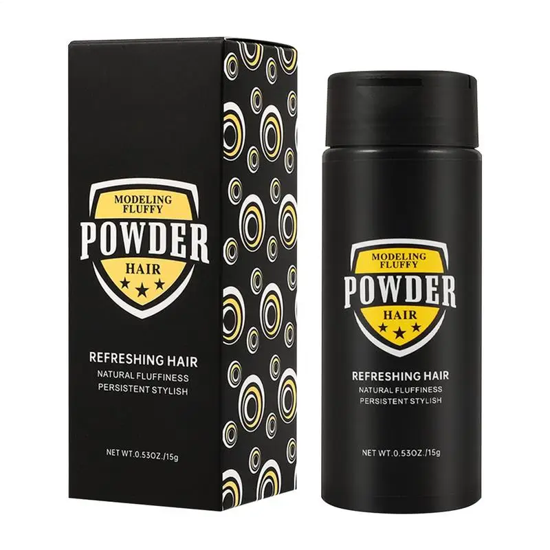 Poudre de Volume capillaire pour hommes, 15g, pour épaississement, sans lavage, produits capillaires à base de poussière, produits volumisants fins