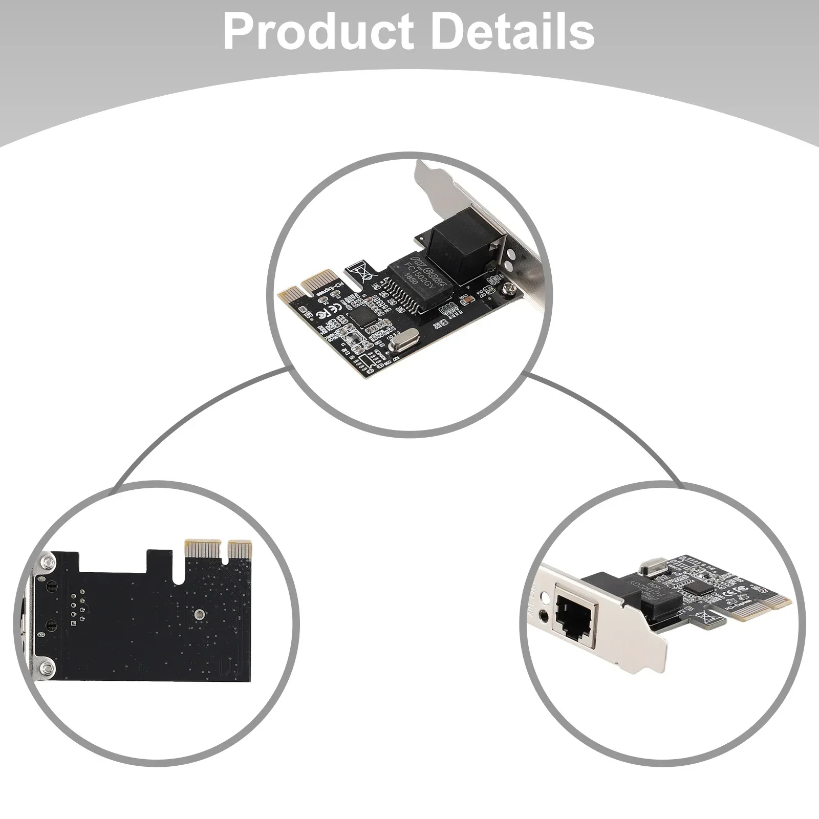 Tarjeta de red PCIE de Mbps, compatible con ACPI, gestión de energía, amplia compatibilidad, Chipset Realtek RTL E, adaptador Ethernet