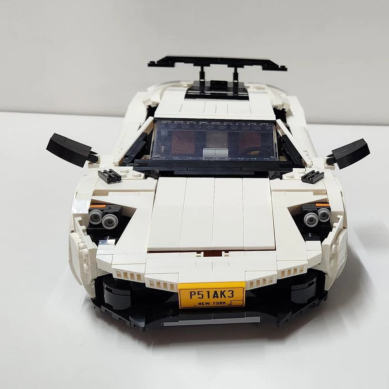 NEW 1302Pcs Parts Creative Expert MOC Murcielago SV LP7604 MOD 10295 Sports Cars Building Blocks DIY Bricks Toys