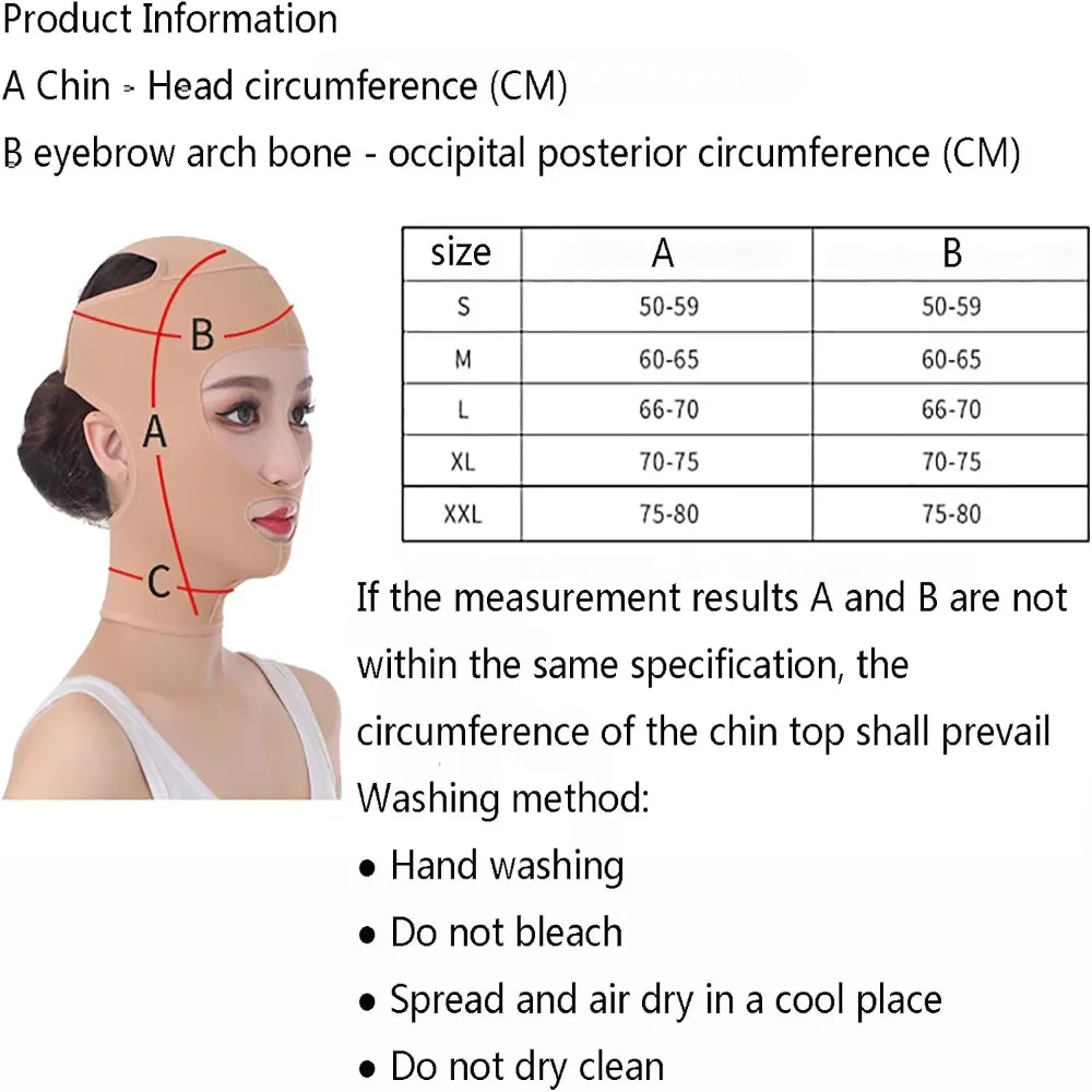 V Shaped Emagrecimento Máscara Facial, Apertando Máscara Da Pele, Ferramentas De Levantamento De Rugas, Cinto De Levantamento Do Queixo Duplo, Pescoço Fino Elevador, Prevenindo A Flacidez