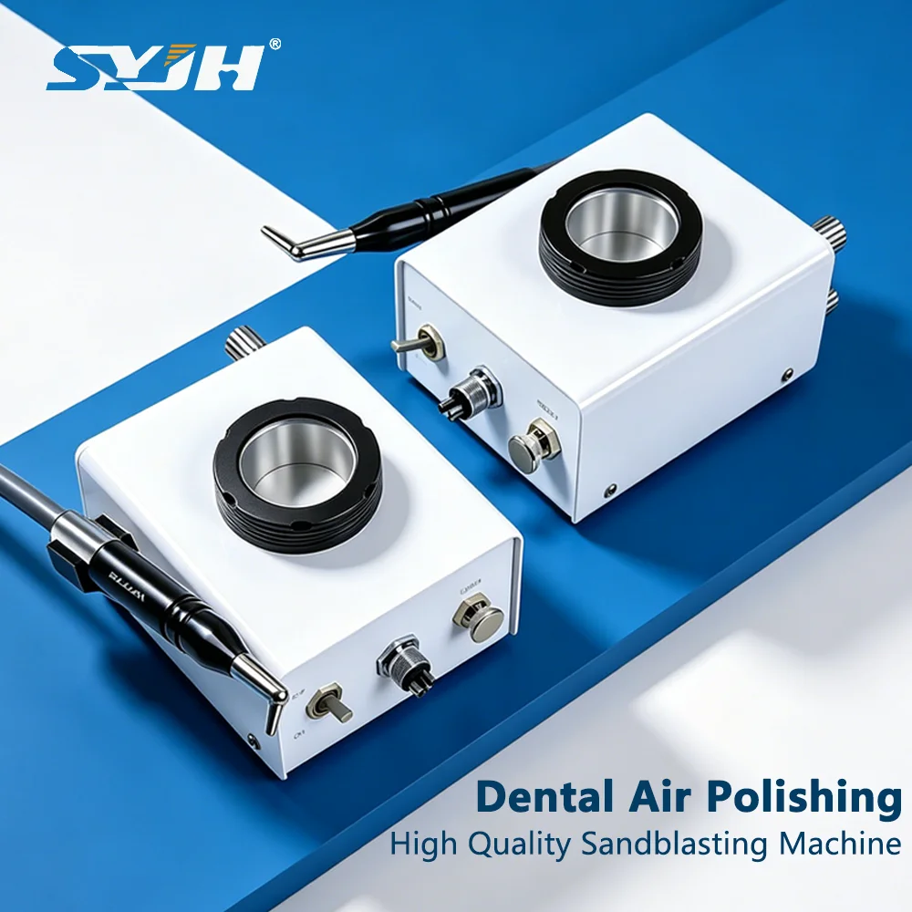

2/4 Holes Dental Sandblaster with Microetcher Air Polisher&Sandblasting Scaler for Cleaning Airflow Dentistry Polishing Machine