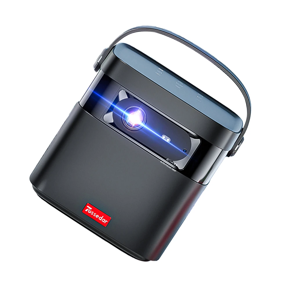 

Tossedar M2 1080p 4K Android 9 300 Lumens Auto-focus Video Portable Projector With WiFi For Home Theater & Gaming