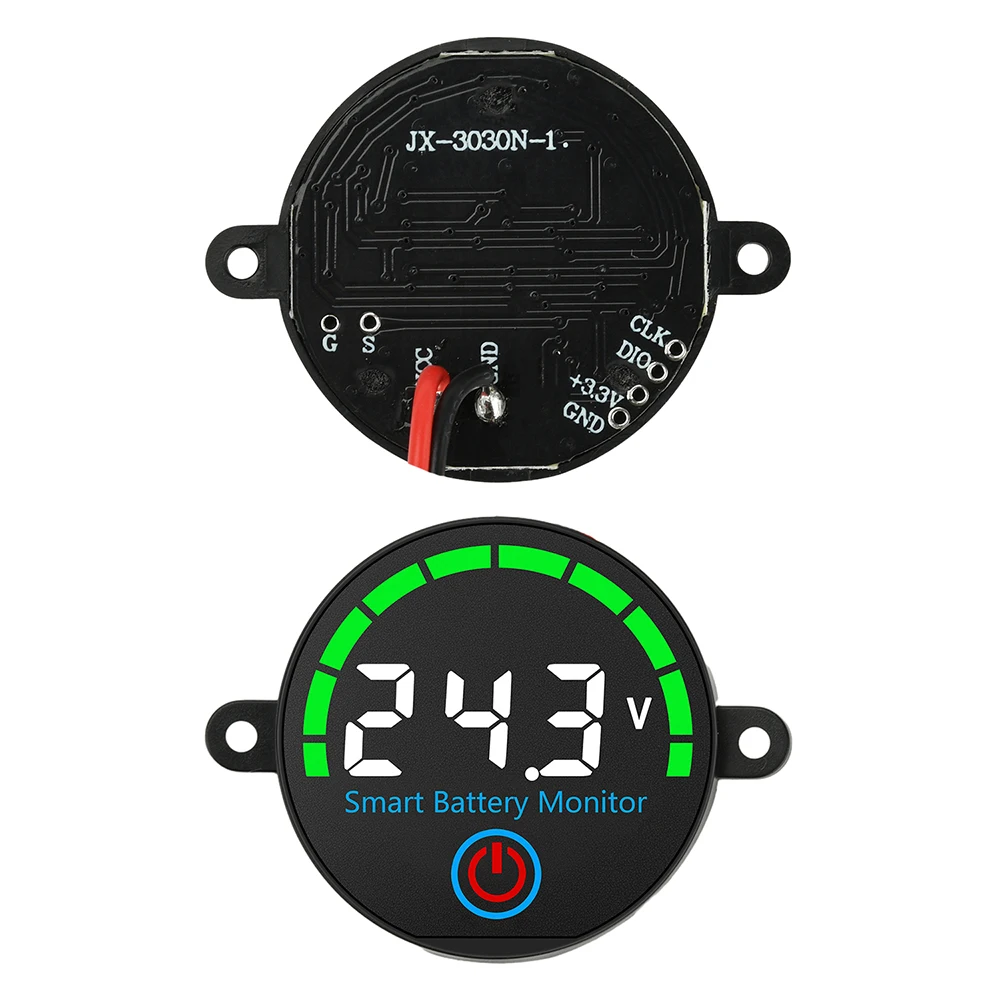 LED Battery Indicator Voltage Meter Power Charge Indicator Acid/Lithium Battery Charge Indicator Module Electrician Tool