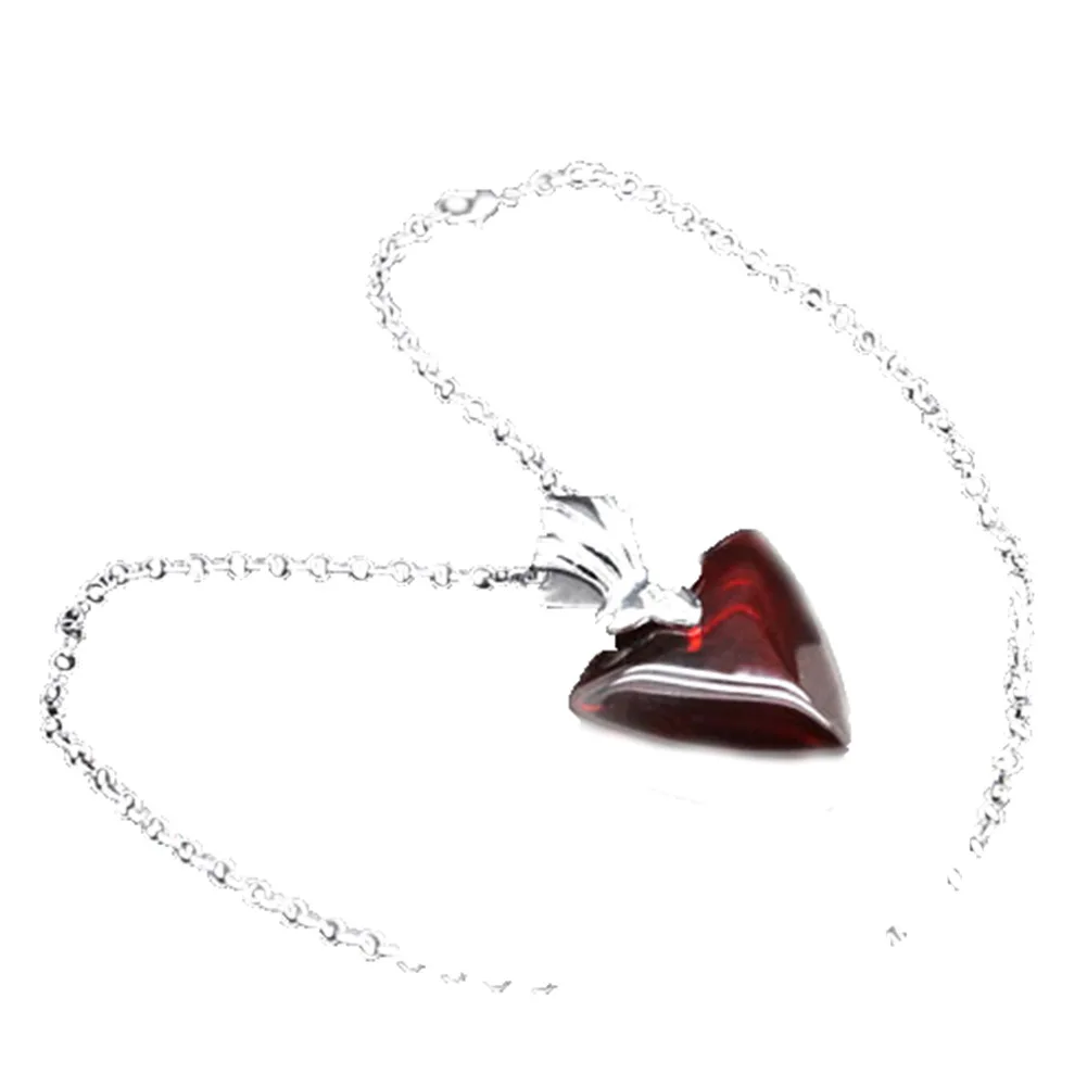 Anime Cosplay Fate Stay Night corazón colgante collar figura Tohsaka Rin clavícula cadena joyería accesorios Fans regalos