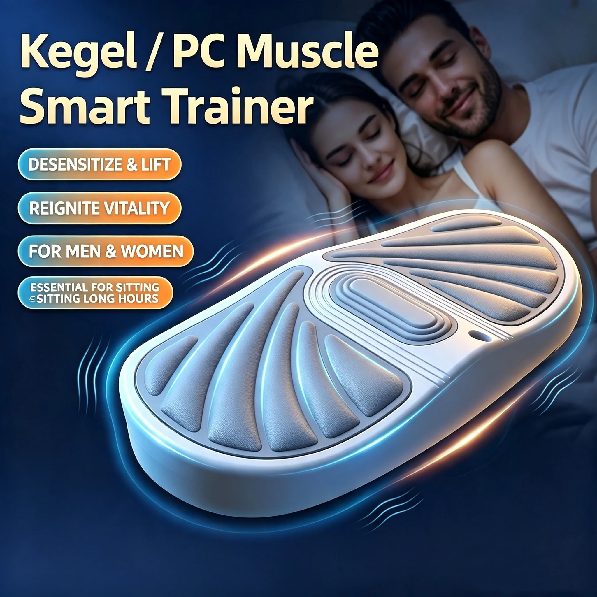 Electric Pelvic Floor Muscle Trainer Kegel Exercise Cushion for Pelvic Floor Training Muscle Strengthening & Body Lifting
