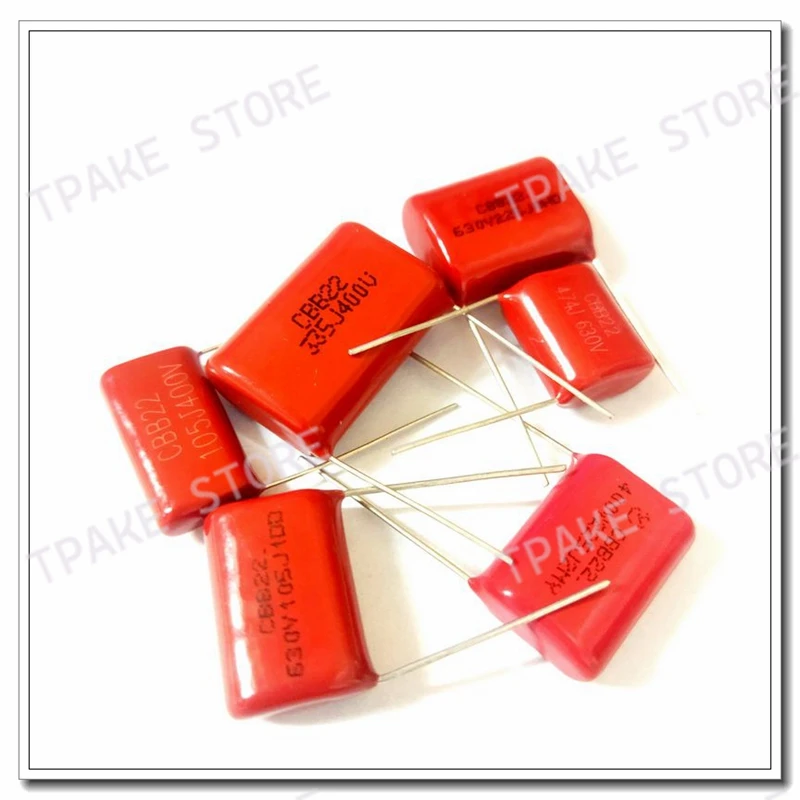 

CBB22 105J630V 225J400V 224J100V 105J63V 103/104/223/224/334/335/474/682/684J Metallized Polypropylene Film Capacitor