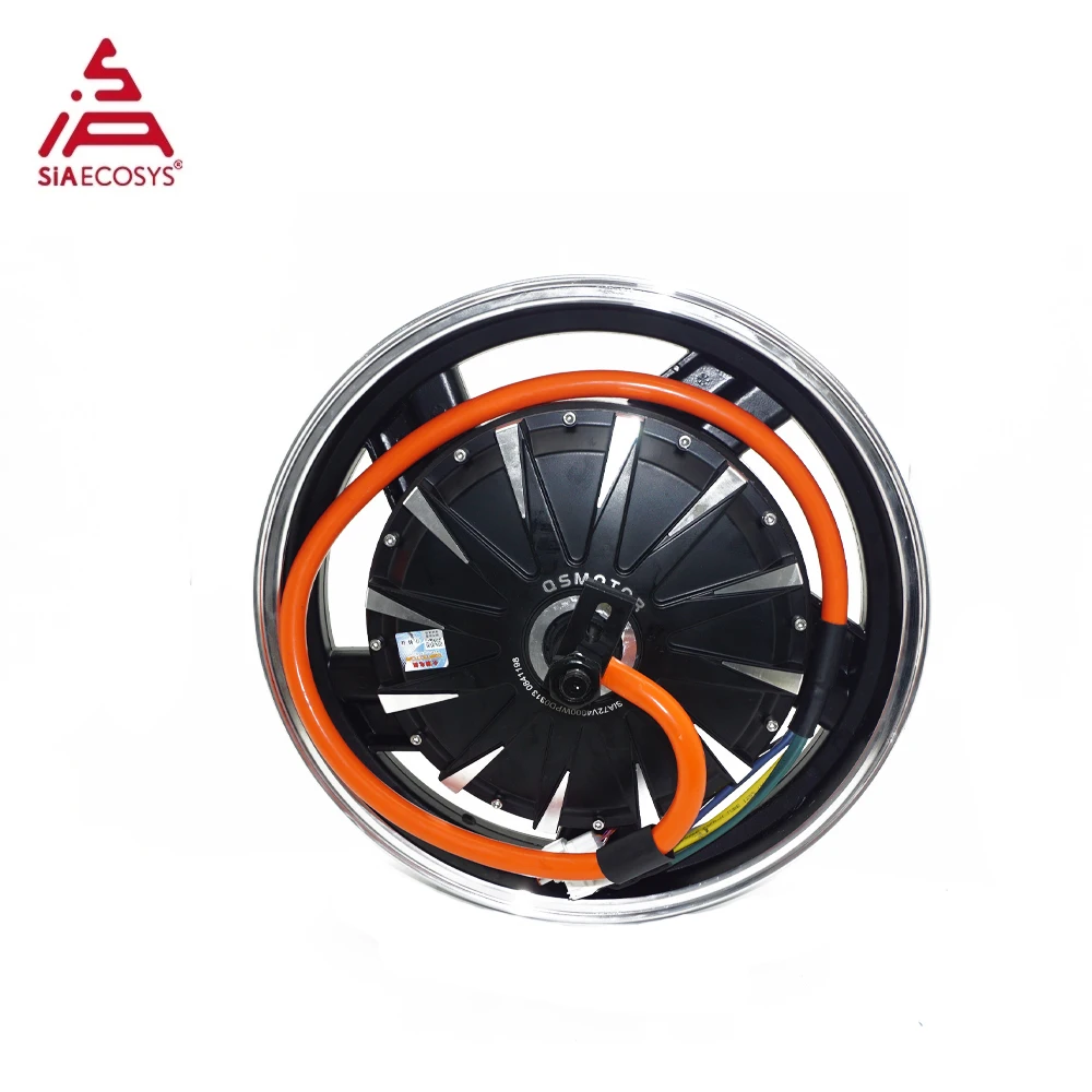 New Arrive! QS16X2.75inch 260 V1.4 4000W 50H Electric Motorcycle BLDC Wheel Hub Motor