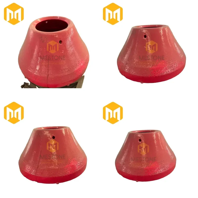 HP6 MSD-N55309508 Mantle Bowl Liner Rock Stone Cone Crusher Wear Parts High Manganese Steel Casting 1 Piece MESTONE Wear