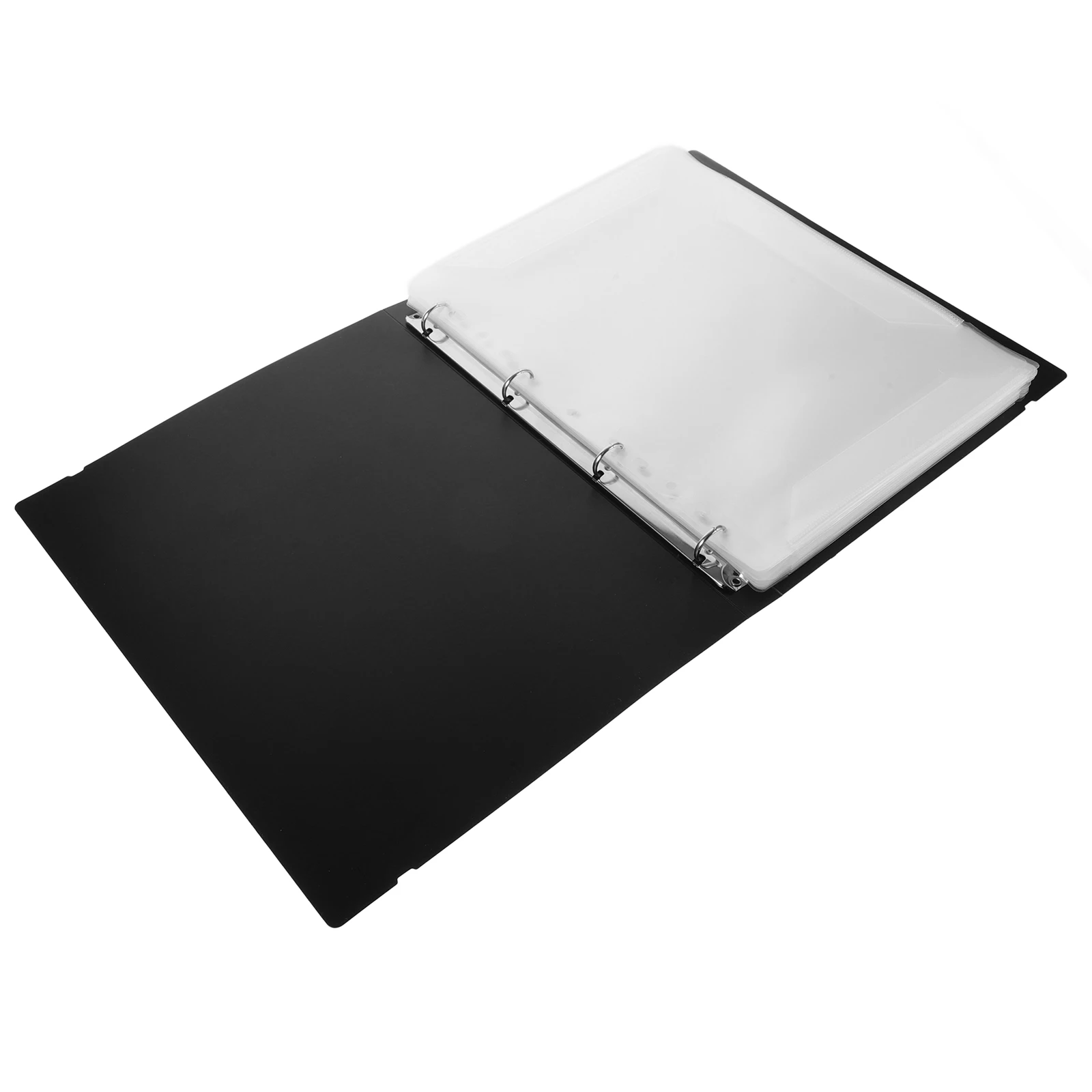 Document Notebook Binder with Plastic Sleeves Pocket Holder for Annotations Paper