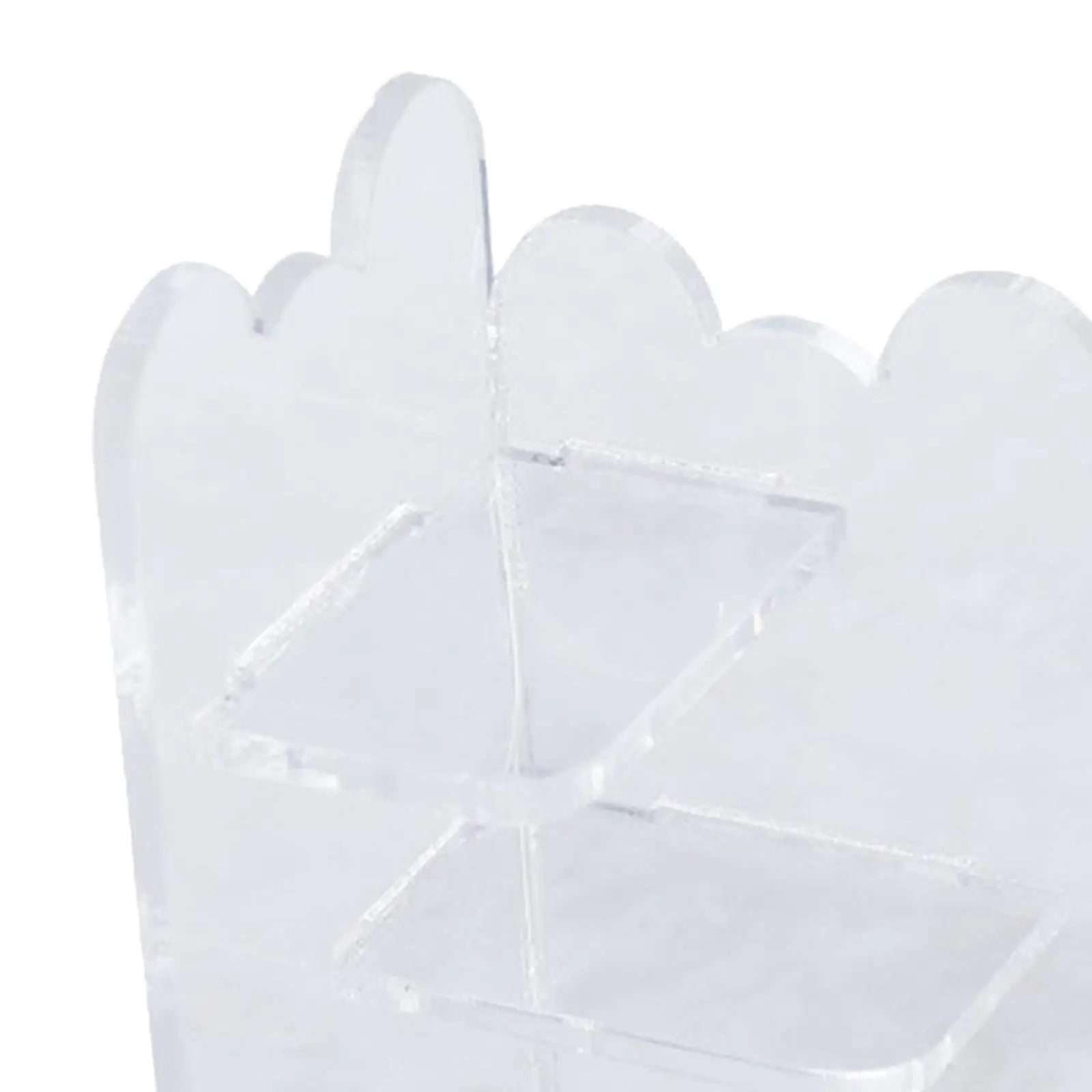 

Dollhouse Display Shelf Acrylic Storage Rack for Shop Countertop Bookcase