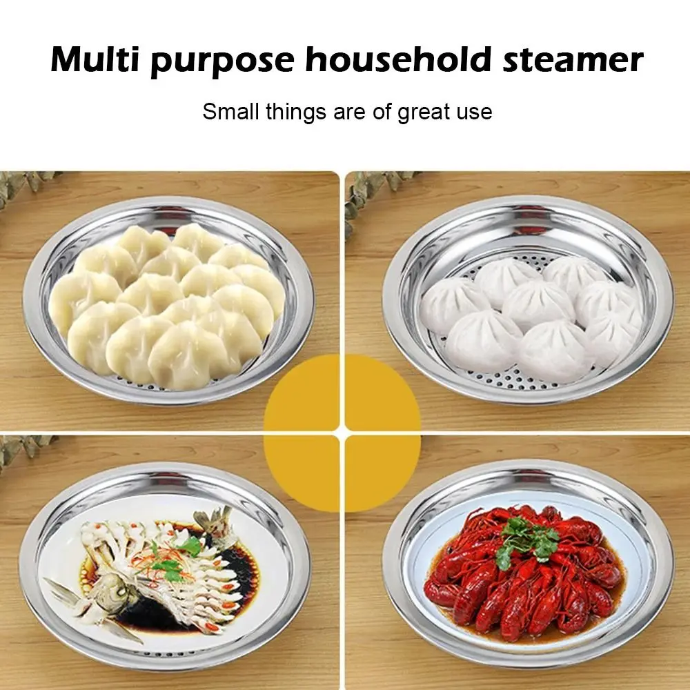 Multi Size Stainless Steel Food Steamer Steaming Rack Multifunction Bowl Pot Steaming Tray Stand Basket Kitchen Tool Accessories