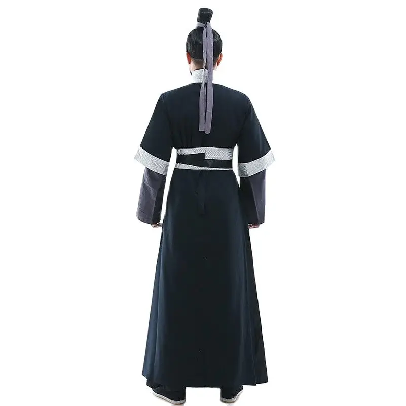 Hanfu male Ancient Martial Arts Performance Suits Robe TV Film Cosplay Costume Kung Fu WuShu Traditional Clothing