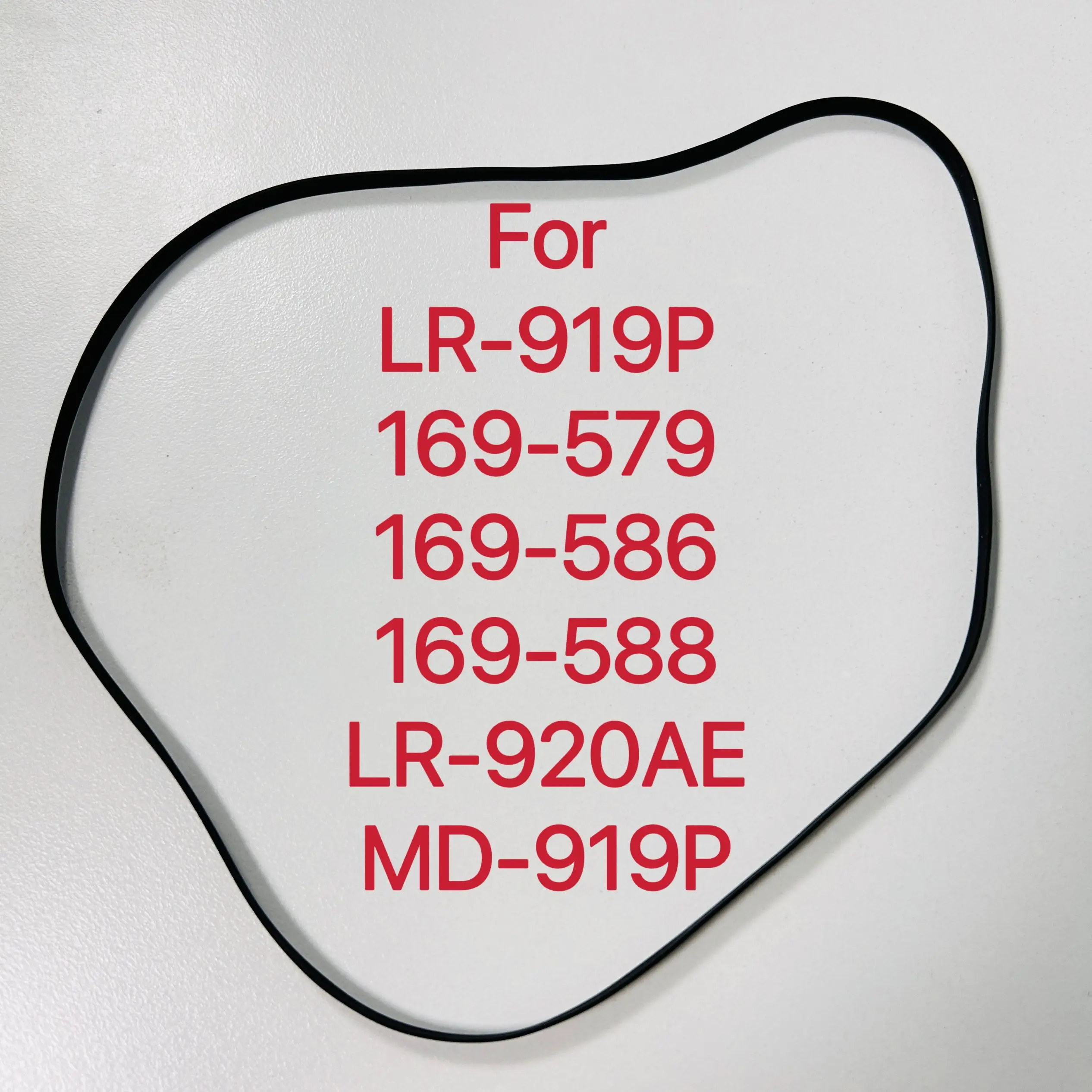 Correa de transmisión de tocadiscos para tocadiscos compatible con ZENITH LR-919P 169-579 169-586 169-588 LR-920AE MD-919P