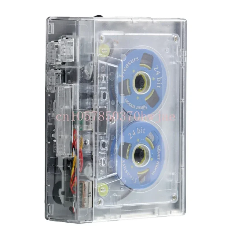 

Transparent tape player tape player USB transcription MP3 tape walkman nostalgic vintage cassette player