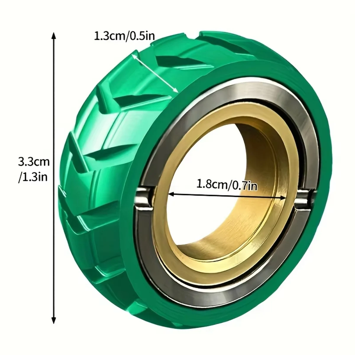 EDC Fidget Toys Ring Slider Fidget Toys Stress Relief for Adults Magnetic Metal Stainless Steel ADHD Leisure Tactile Coins