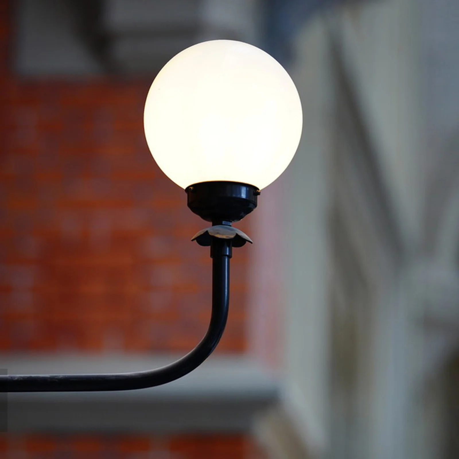 

Artistic Globe Lampshade Modern Post Mount Light Cover Exquisite Acrylic Ceiling Lamp for Home Decor Easy Install Remove