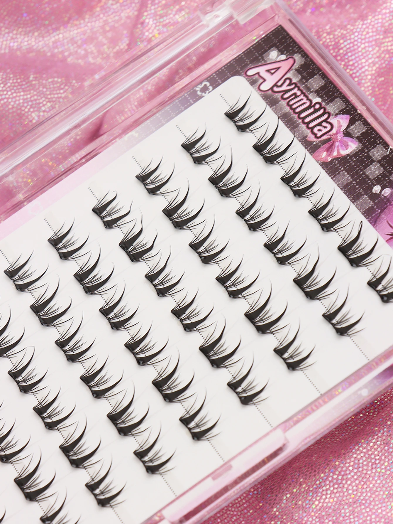 10 pairs of fake eyelashes without glue, easy to reuse, travel essential, thick and fluffy, easy makeup, long-lasting makeup, ea