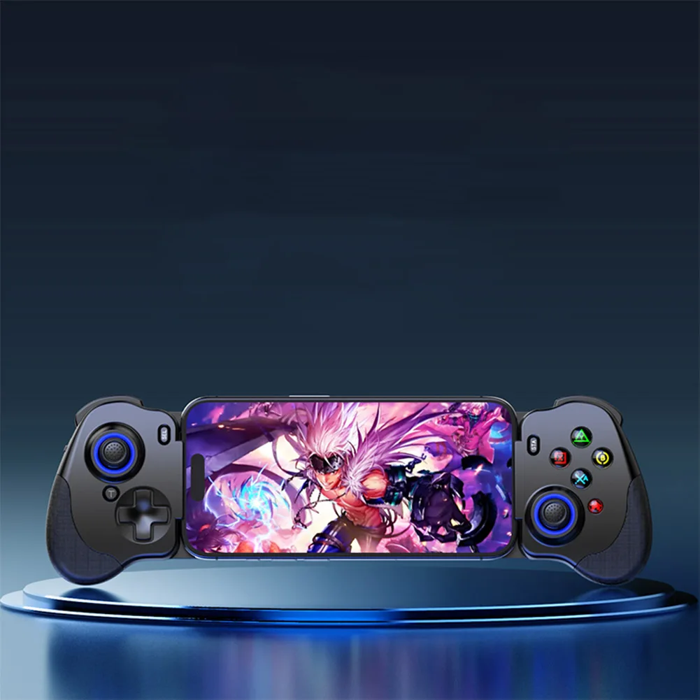 Проводной игровой контроллер на растяжку, Bluetooth-совместимый эффект Холла, проводной джойстик управления, 6-осевой гироскоп для IPhone/Android