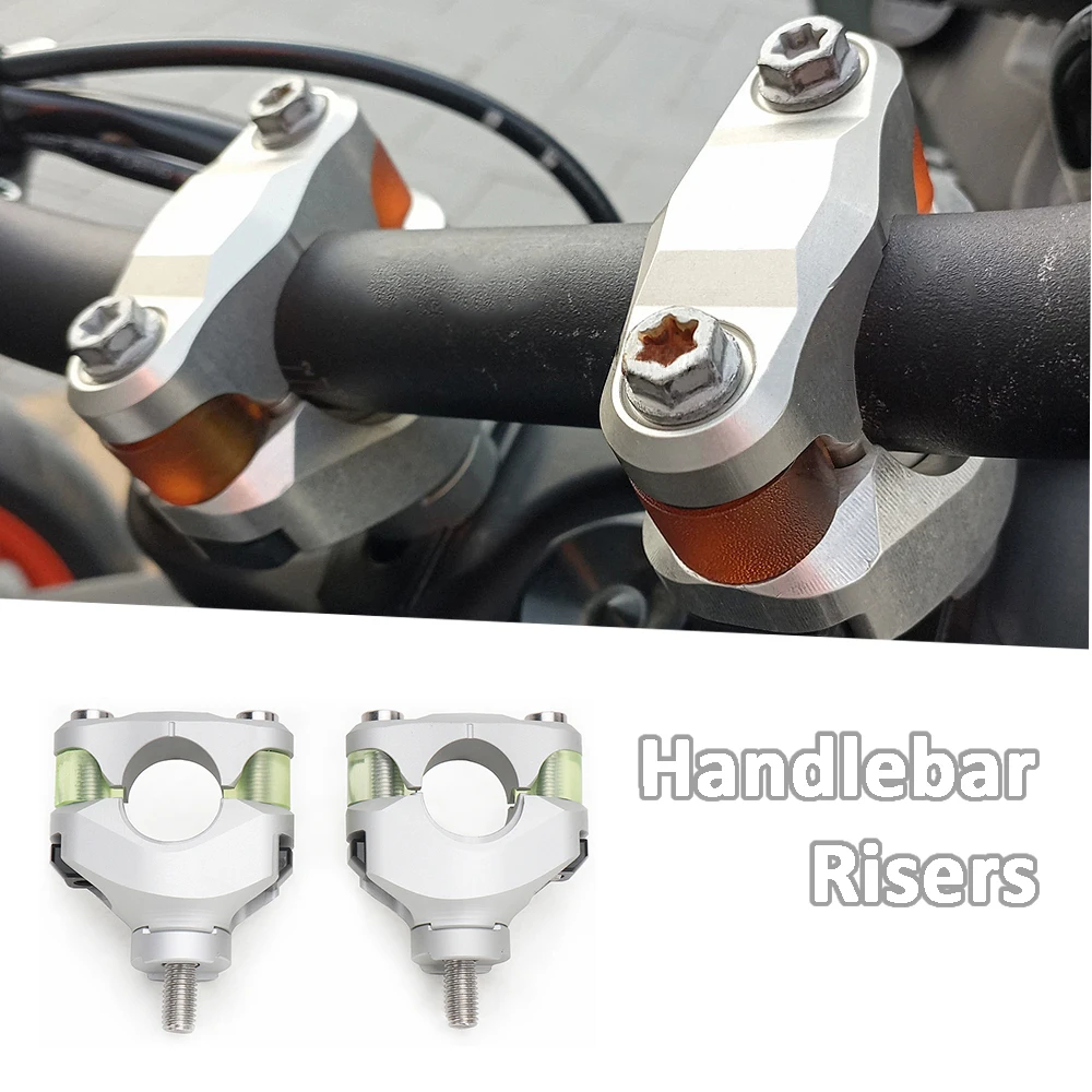 

For 1290 Super Adv 690 Duke 790 Adventure 1190 ADVENTURE New Motorcycle Handlebar Riser 28MM Handle Bar Clamp Extend Adapter