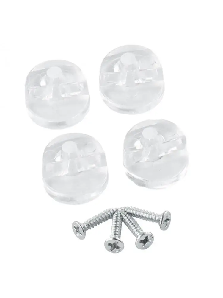 Kit de Clips Muraux en Fibre de Miroir, Sans Cadre, pour Verre, Montage sur Invite, observateur, 4 Pièces