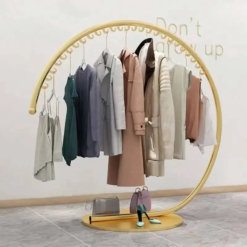 

Rack Coat Dressing Standing Room Wardrobe System Metal Clothes Racks Bathroom Furniture Perchero Pared Hanger In The Hallway