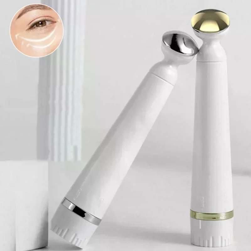 جهاز تدليك كهربائي صغير محمول باليد يعمل بالاهتزاز والوجه ومضاد للشيخوخة والتجاعيد والهالات السوداء قلم إزالة أدوات العناية بالبشرة التجميلية #1