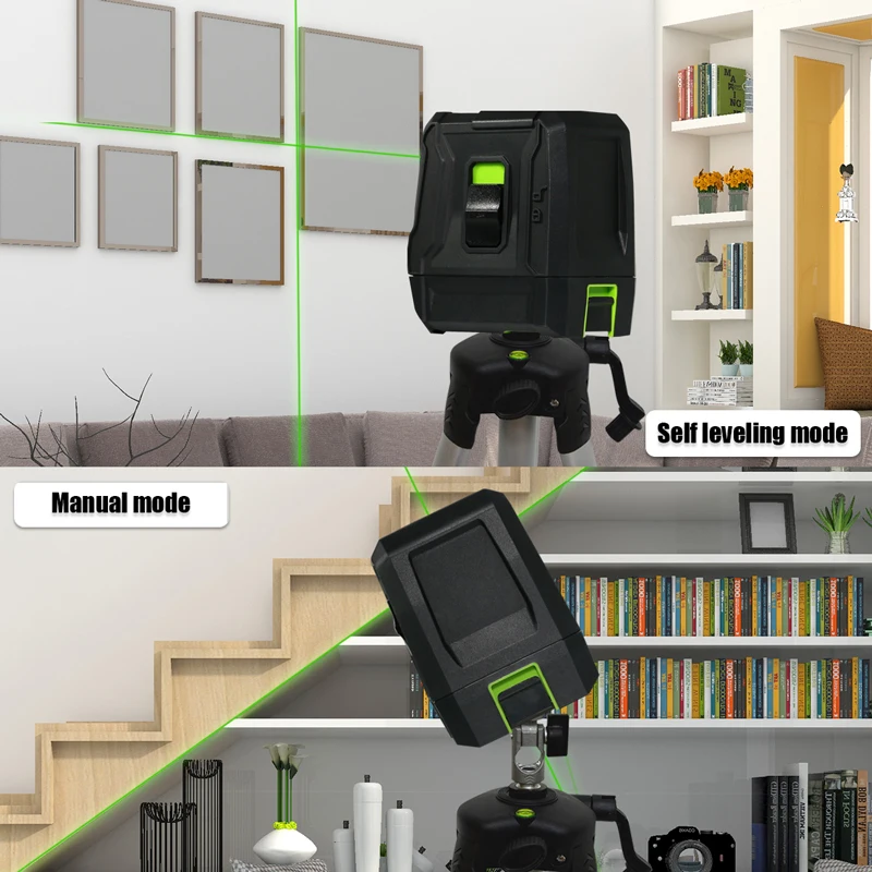 Clubiona New Design and High Performance Palm Self-leveling DIY economic Horizontal and Vertical Cross Line Laser Level