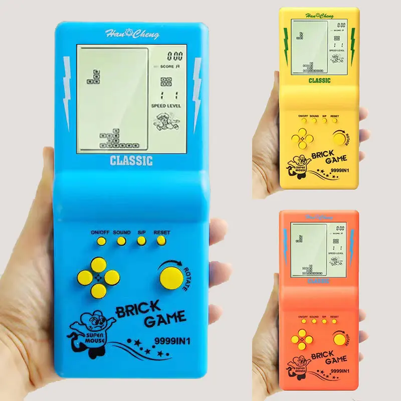 Handheld Game Players Electronic Console Built-in 23 Games for Tetris Retro Classic Brick Game Machine Children's Student Toys