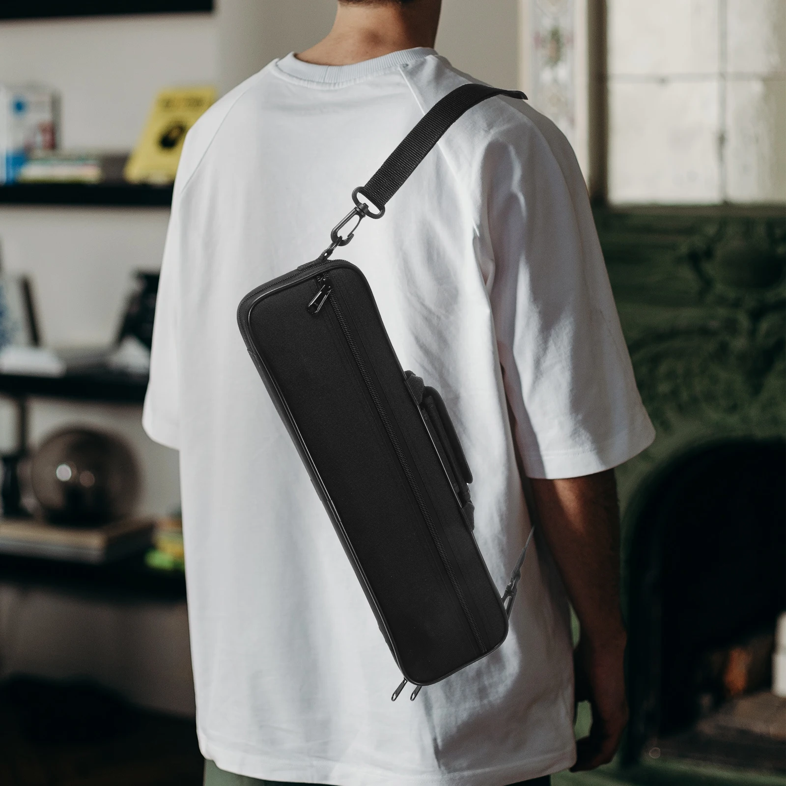 

Durable High-Grade Flute Bag Waterproof Simple Design Storage Pouch For Music Instrument Protection Travel Practical Reliable