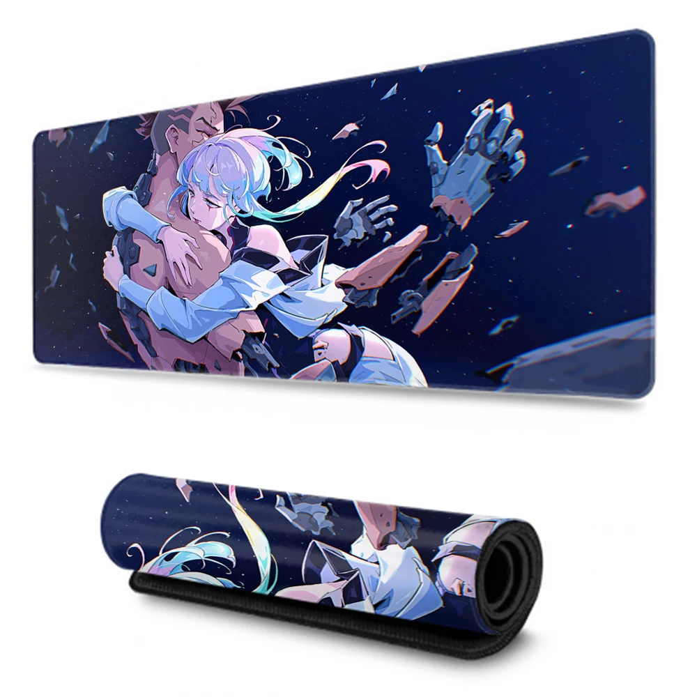 Xxl Mouse Pad Edgerunners Kawaii Pc Cabinet Gamer Cabinets Gaming Desk Accessories Mat Extended Computer Mousepad Games Mats